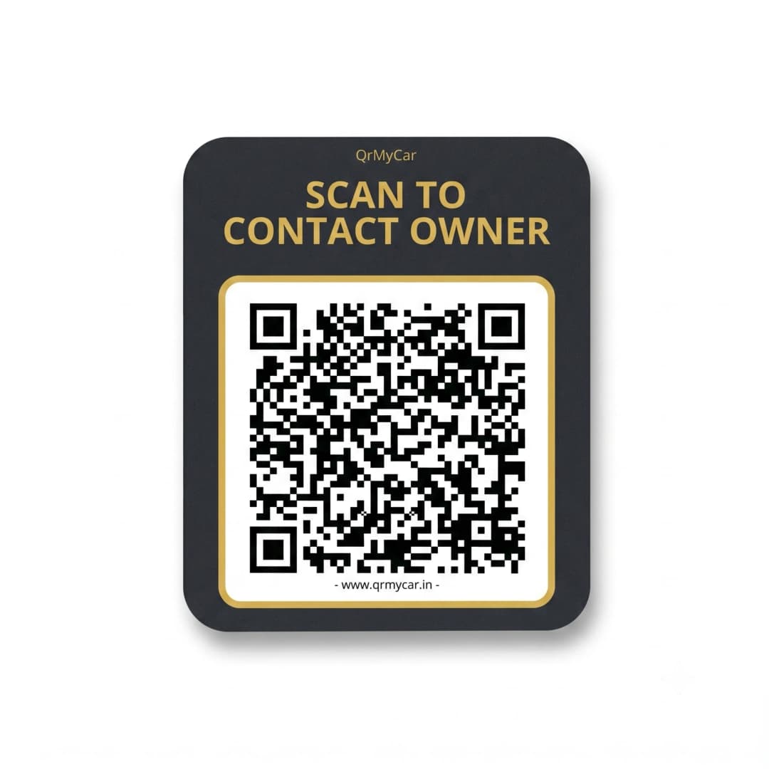 QrMyCar smart QR code sticker